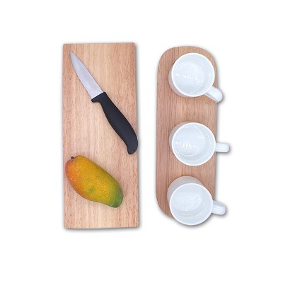 Rubber wood cutting board