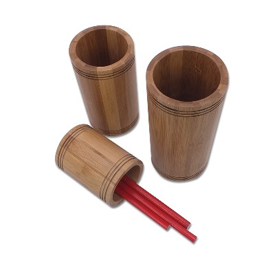 Wooden pen holder