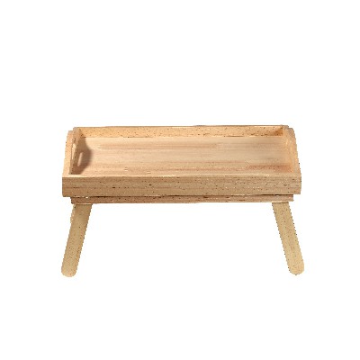 Wooden rectangular tray