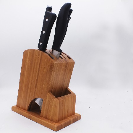 Rubber wood / bamboo knife base