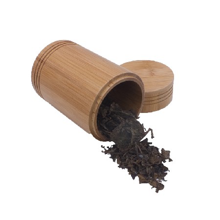 Bamboo three piece tea can